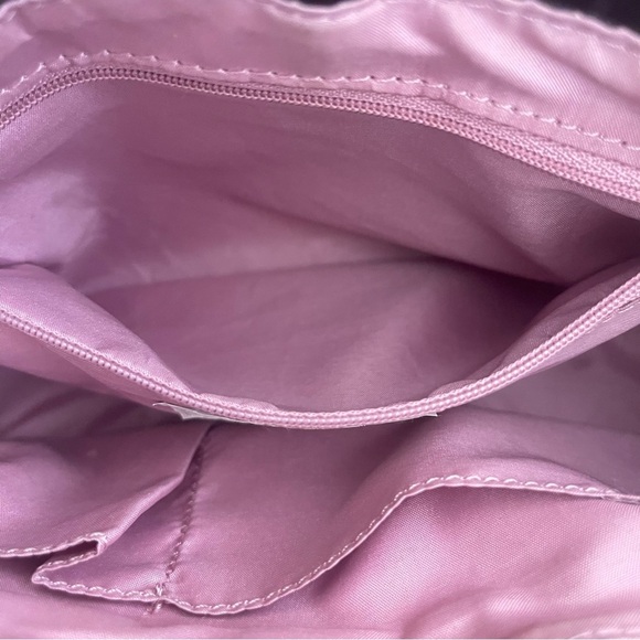 Vntg Liz Claiborne Black Crocodile Embossed Baguette Bag Shoulder Y2K 90’s - Picture 9 of 11